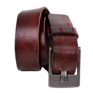 Quiksilver SADDLE BROWN GENUINE LEATHER 1.3/8"Wd CASUAL DRESS BELT Size 40 (I47